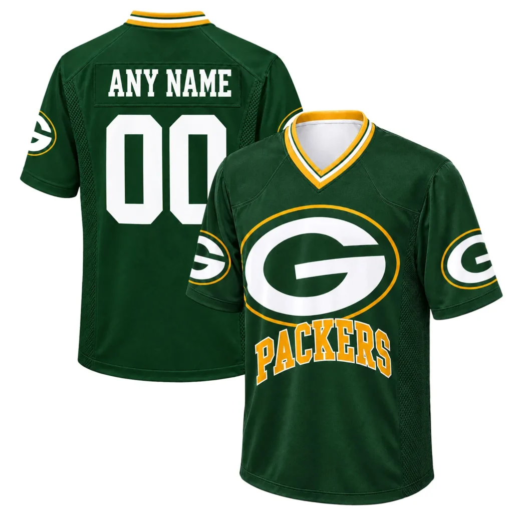 Green Bay Packers Custom Rivalry Jersey Spirited Style