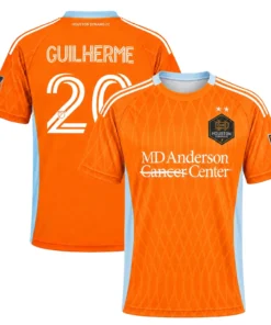 Guilherme Santos Houston Dynamo Jersey Brilliant Orange