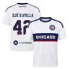 Dje D'avilla Chicago Fire FC Jersey with Epic Fan Apparel