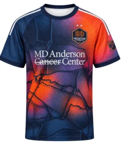 Hector Herrera Dynamo Jersey Powerful Blue Orange