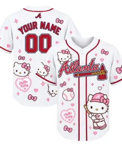 Hello Kitty Atlanta Braves Jersey – Dazzling Fan Style