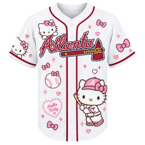 Hello Kitty Atlanta Braves Jersey – Dazzling Fan Style