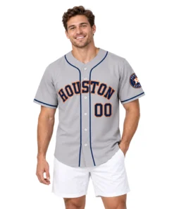 Houston Astros Gray Jersey Dynamic Road Style