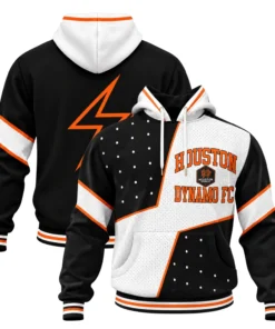 Houston Dynamo FC Fleece Hoodie Dynamic Black White