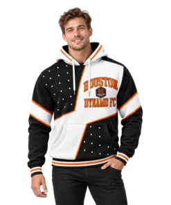 Houston Dynamo FC Fleece Hoodie Dynamic Black White