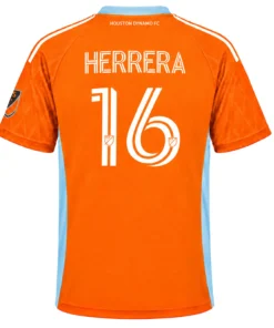 Houston Dynamo Hector Herrera Jersey Remarkable Orange