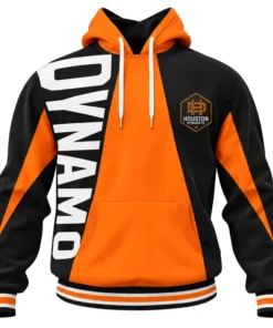 Houston Dynamo Personalized Hoodie Bold Orange Black