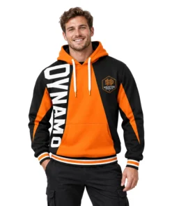 Houston Dynamo Personalized Hoodie Bold Orange Black