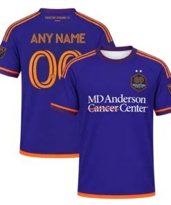 Houston Dynamo Purple Jersey Dynamic Adult Kids Custom