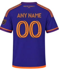 Houston Dynamo Purple Jersey Dynamic Adult Kids Custom
