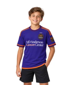 Houston Dynamo Purple Jersey Dynamic Adult Kids Custom