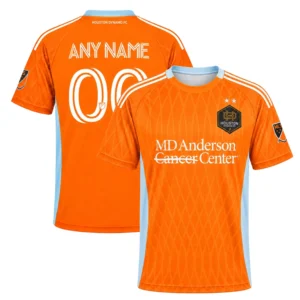 Houston Dynamo Season 20 Jersey Custom Elite Orange