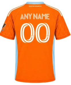 Houston Dynamo Season 20 Jersey Custom Elite Orange