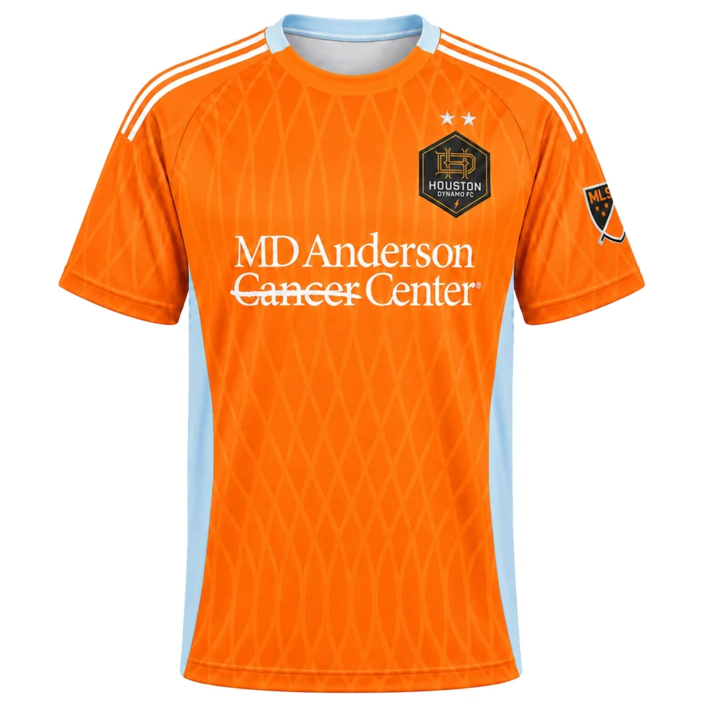 Houston Dynamo Season 20 Jersey Custom Elite Orange