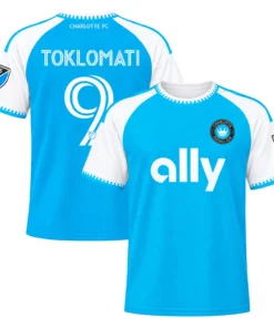Idan Toklomati Blue Jersey Legendary Custom Charlotte FC Player 2026