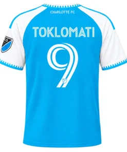 Idan Toklomati Blue Jersey Legendary Custom Charlotte FC Player 2026
