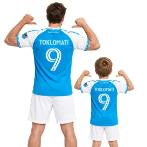 Idan Toklomati Blue Jersey Legendary Custom Charlotte FC Player 2026