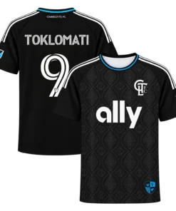 Idan Toklomati Charlotte FC Black Jersey Special Custom Player