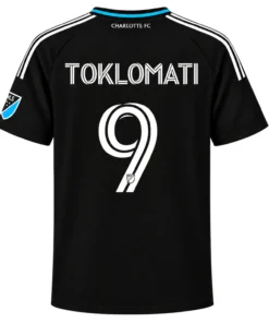 Idan Toklomati Charlotte FC Black Jersey Special Custom Player