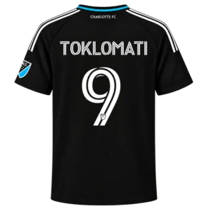 Idan Toklomati Charlotte FC Black Jersey Special Custom Player