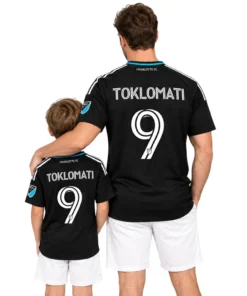 Idan Toklomati Charlotte FC Black Jersey Special Custom Player