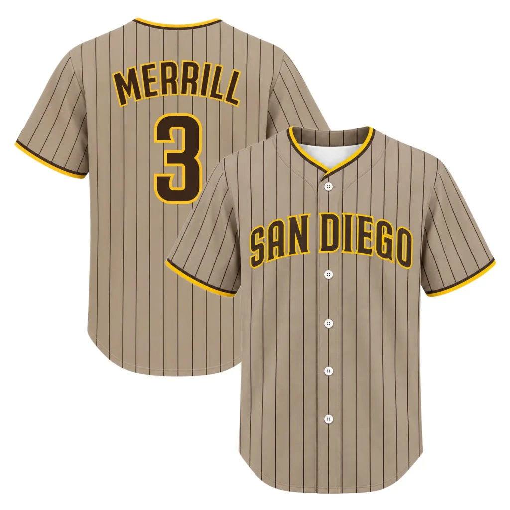 Jackson Merrill Jersey 2026 Elite San Diego Padres Baseball