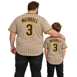 Jackson Merrill Jersey 2026 Elite San Diego Padres Baseball