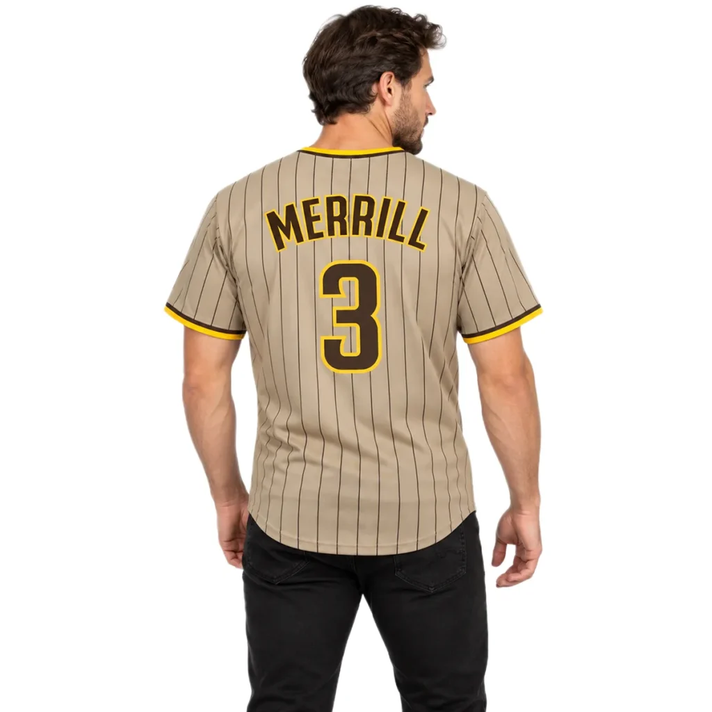 Jackson Merrill Jersey 2026 Elite San Diego Padres Baseball