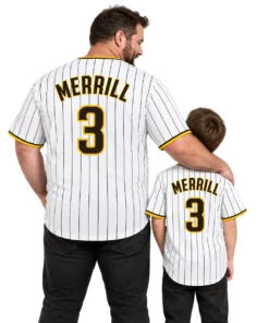 Jackson Merrill White Jersey 2026 Bold San Diego Padres Baseball