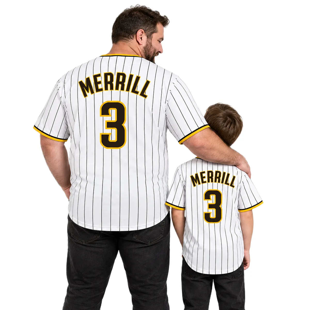 Jackson Merrill White Jersey 2026 Bold San Diego Padres Baseball