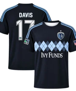 Jake Davis SKC Jersey Remarkable Black Argyle