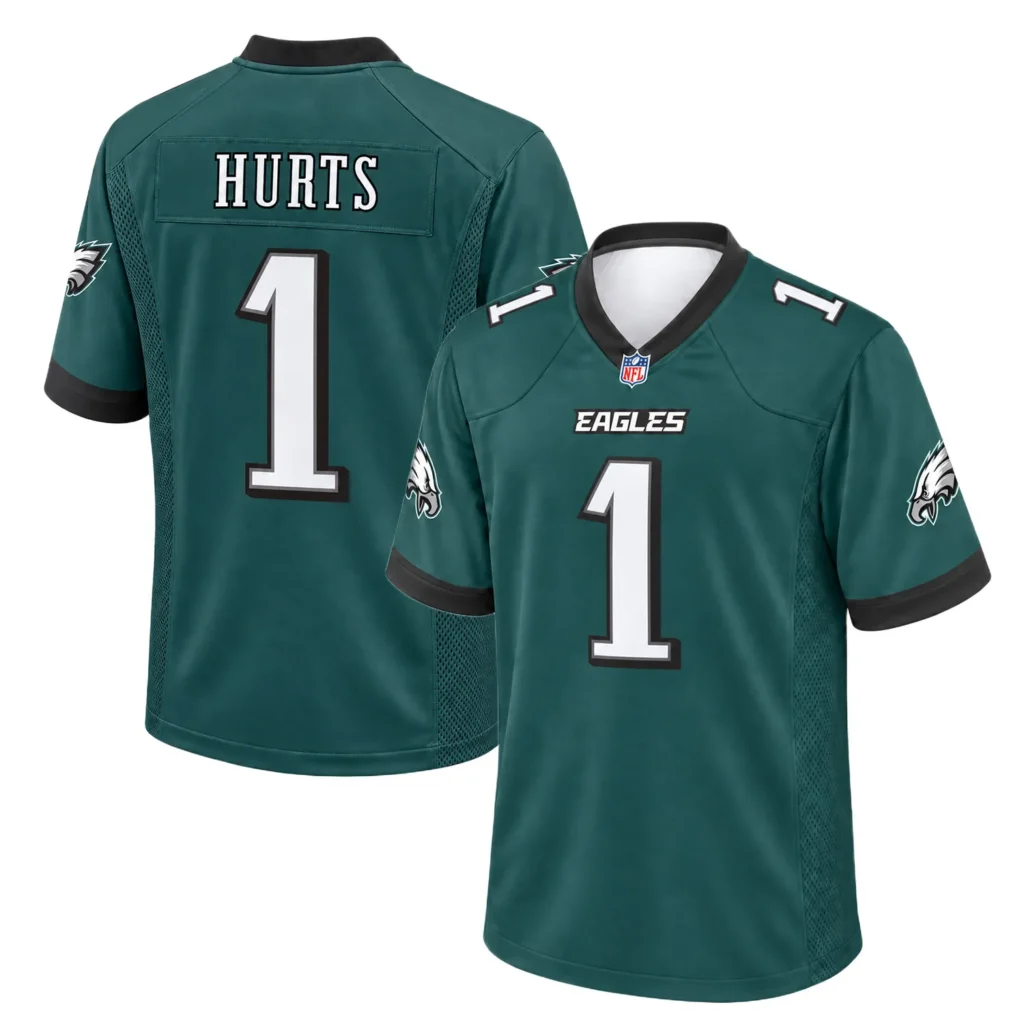 Jalen Hurts Philadelphia Eagles Jersey 2026 Dynamic Quarterback style