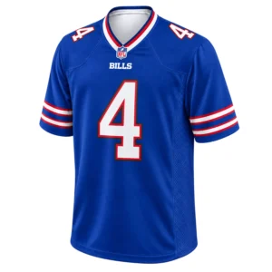 James Cook III Blue Bills Jersey Vibrant 2026 Player Style