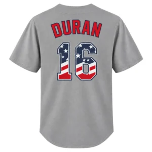 Jarren Duran Boston USA Flag Jersey Remarkable Merch Sport