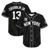 Jazz Chisholm Jr. Yankees Black Jersey 2026 Bold MLB Apparel