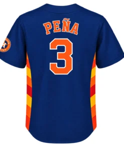 Jeremy Pena Astros Baseball Jersey Bold 2026 Navy Colorblock