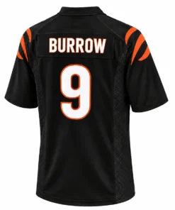Joe Burrow Black Bengals Jersey Game Day Proven