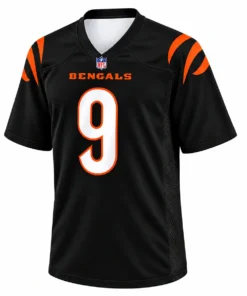 Joe Burrow Black Bengals Jersey Game Day Proven