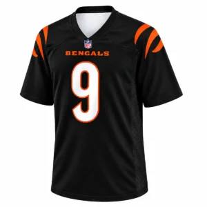 Joe Burrow Black Bengals Jersey Game Day Proven