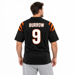 Joe Burrow Black Bengals Jersey Game Day Proven