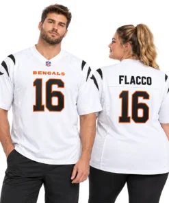 Joe Flacco Bengals NFL Jersey Fan Gear Outstanding