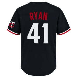Joe Ryan Minnesota Twins Jersey Remarkable Navy Design