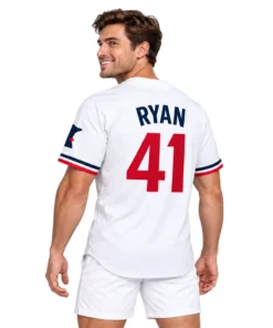 Joe Ryan Twins White Jersey Remarkable Home Style