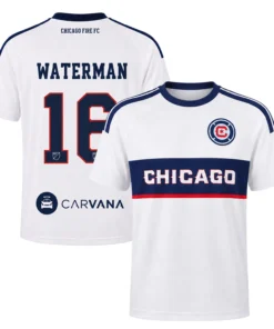 Joel Waterman Jersey Exclusive Chicago Fire Fan Apparel
