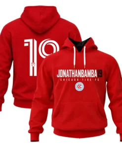 Jonathan Bamba Chicago Fire Red Hoodie Dynamic Fanwear