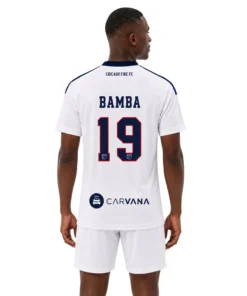 Jonathan Bamba Chicago Fire White Jersey Exclusive Fan Gear