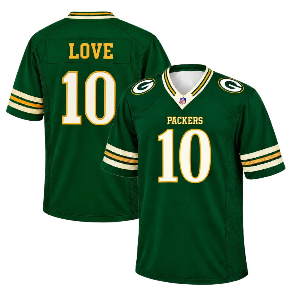 Jordan Love Green Bay Rivalry Jersey Unique Fan Football Style