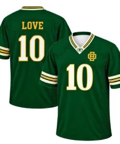 Jordan Love Green Packers Jersey Rivalry Confident Fan Style