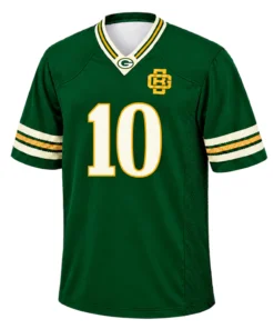 Jordan Love Green Packers Jersey Rivalry Confident Fan Style