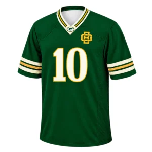 Jordan Love Green Packers Jersey Rivalry Confident Fan Style